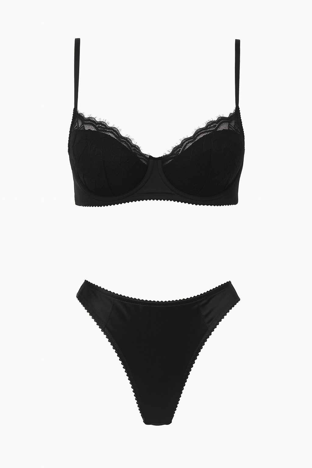 Dessous Set Schwarz online kaufen