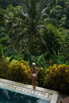 White Bikini Women