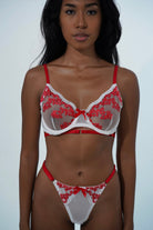 rotes Dessous-Set lingerie wien
