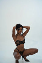 schone unterwasche schwarz dessous wien SABIA AMOR