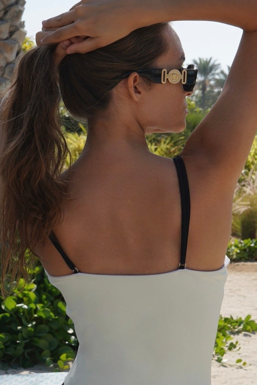 weiss Badeanzug Damen online